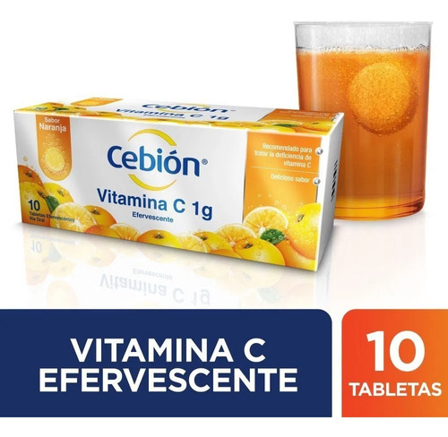 Vitamina C Efervescente Naranja - Unidad a $178
