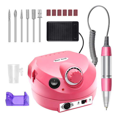 Pulidor Esmeril Para Uñas Profesional Manicure De 35000 Rpm