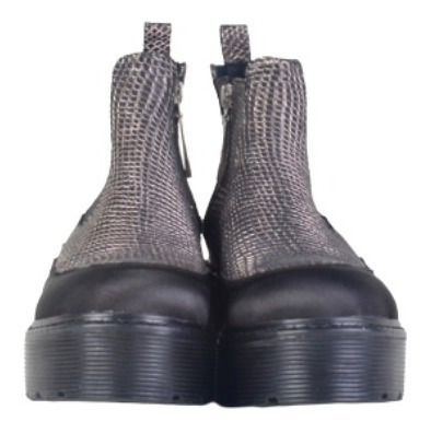 Imagen 3 de 8 de Botinetas Panchas Botitas De Mujer De Cuero Pietra - Ferraro