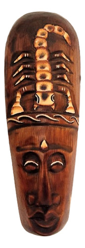 Mascara Africana Talladas En Madera ( Set De 3 Piezas)