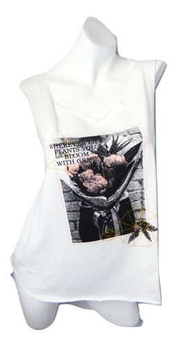 Blusa Blanca Moda Camiseta Manga Corta Suave Jovenes