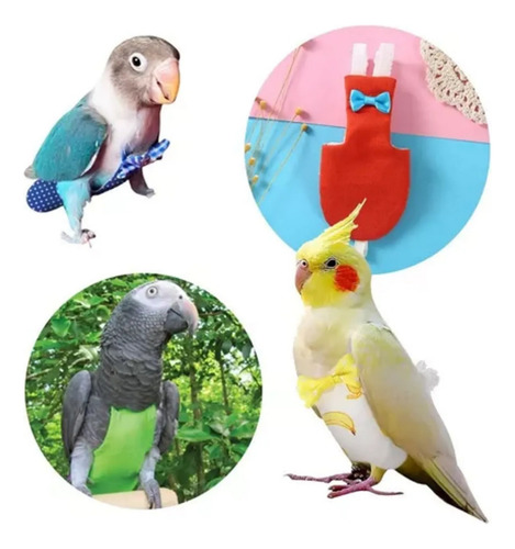 Pañal Pañales Reutilizables Ave Cocotilla Loro Talle S Género Sin género