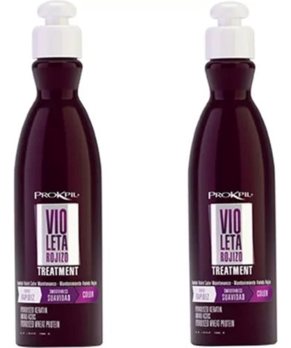 Pack De 2 Matizadores Color Violeta Rojizo Prokpil Reparador