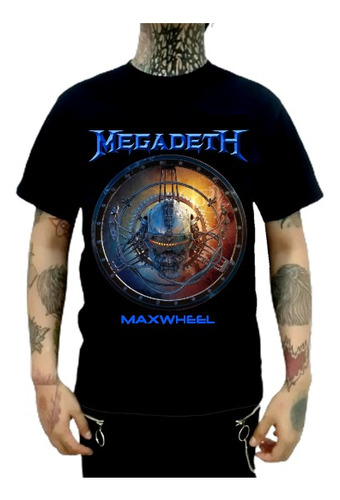 Playera Megadeth Banda Thrash Metal Maxwheel