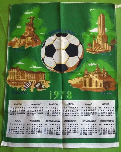 Almanaque De Tela Mundial 78 - Original De La Época