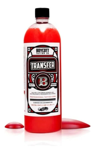 Stencil Transfer Tatuajes Red Devil Line Boycott 2 Oz