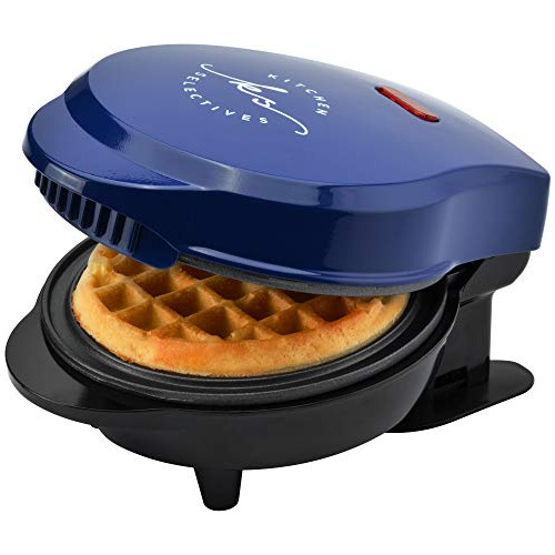 Wm 46cb Mini Waffle Maker De 4 Pulgadas Cobalto Azul