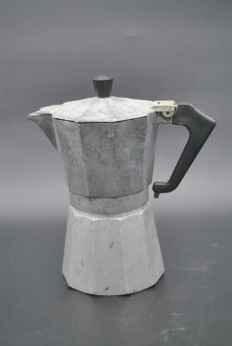 Antigua Cafetera Italiana Tableada Metal Vintage Vieja | Cuotas sin interés
