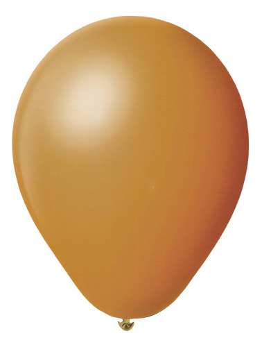 Globos látex Globox Perlado redondo dorado 12" - 20 packs de 50 unidades