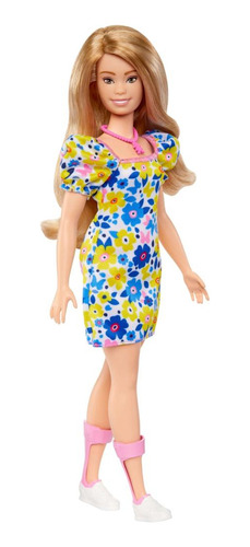 Boneca Colecionável Barbie Fashionistas Menina Loira Coleção Síndrome Down Viva A Diversidade 208 Mattel Brinquedos