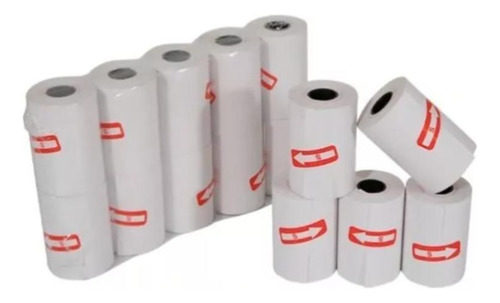 Caja X 100 Rollos Térmicos 57x50 Mm Etiquetadoras