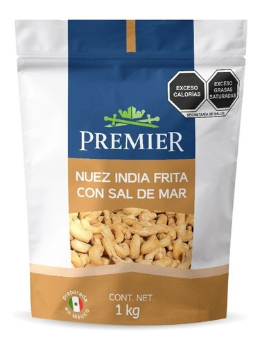 Nuez De La India Premier Bolsa 1kg Snacks Saludables