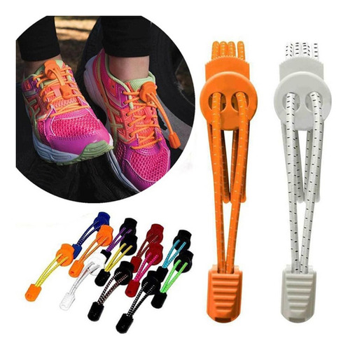Cordones Elásticos Con Cerradura De Triatlón Para