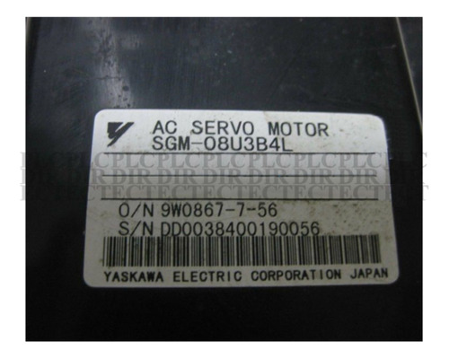 New Yaskawa Sgm-08u3b4l Servo Motor 750w 200v 4.4a 2.39n Aac