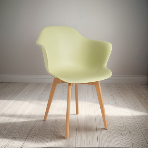 Silla Eames Con Descansabrazos Comedor Polipropileno Durable