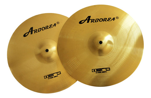 Arborea Platillos Hi-hats Heroe Con Acabado Brillante, Sonid