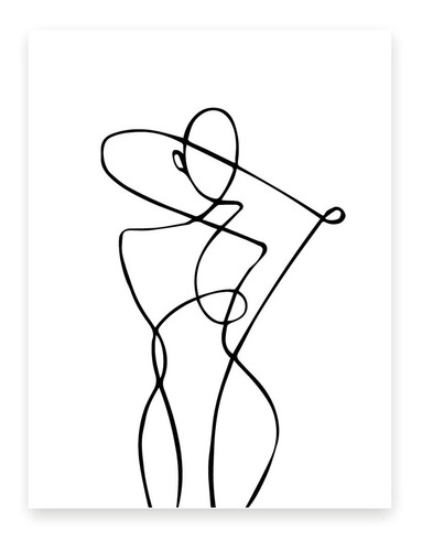 Láminas Para Cuadros 30x40 Silueta Pareja Beso Trazos Dibujo