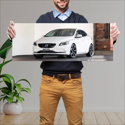 Cuadro 30x80cm Auto 2012 Volvo V40 By Heico Spor 364