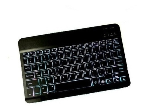 Teclado Bluetooth Inalámbrico Compacto Iluminado Recargable