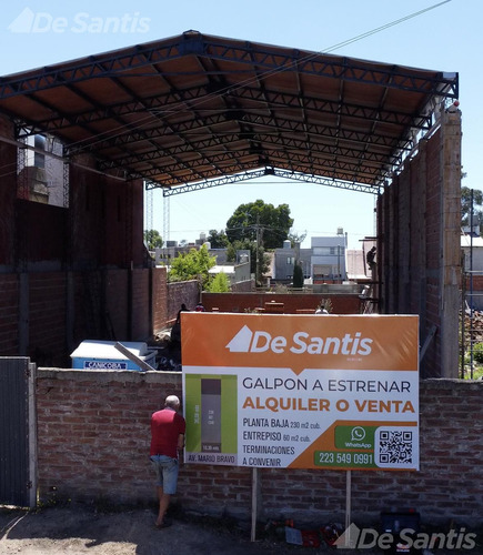 Galpón A Estrenar Sobre Av. Mario Bravo