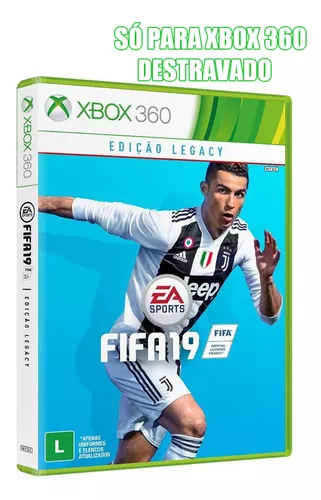 Jogo Xbox 360 Fifa 19 Dvd LT 3.0 - Desbloqueado - Videogames