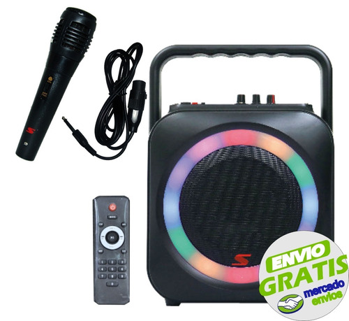 Parlante Karaoke Bluetooth Senon F906b 30w Usb Microfono - C