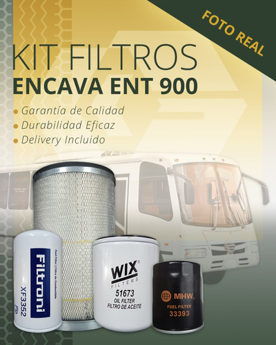 Kit Filtros Encava Ent 900