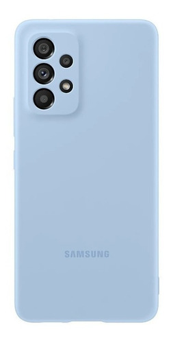 Case Samsung Silicone Cover Para Galaxy A53 5g Azul 