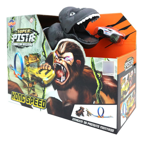Pista Corrida Animal Gorila Speed Super Pista Toyng 43361