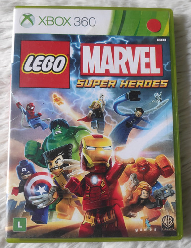 Jogo Lego Marvel Super Heroes (xbox 360, Mídia Física)