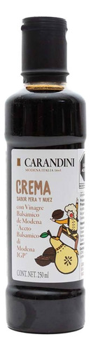 Crema Balsámica Carandini Sabor Pera Y Nuez 250ml