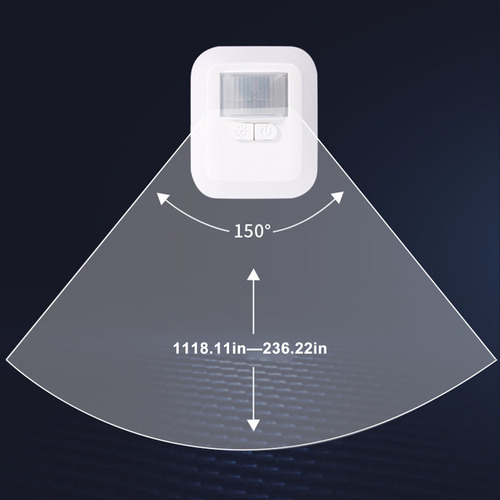 Mz Luces Nocturnas, Sensor De Movimiento, Enchufe De Luz