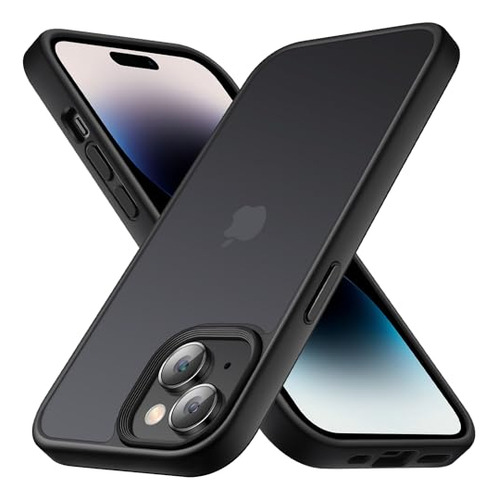 Funda Para iPhone 15 Plus iPhone 14 Plus Negro 6.7puLG Duro