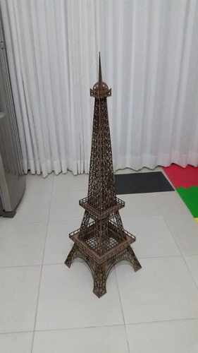 Minuatura Torre Eiffel 1 Metro Altura Mdf Para Montar