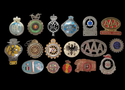 Insignia Parrilla Automobile Club Denmark Danske No Aca (Usado)