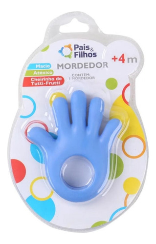 Mordedor Para Bebes Forma De Mano Colorido