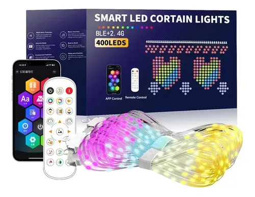 comprar Tira De Luces Led Rgb Con Bluetooth,400l App+control Remoto