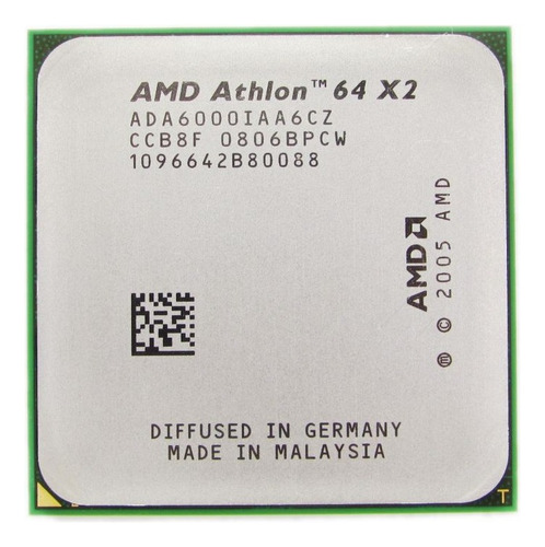 Procesador Amd Athlon 64 X2 6000+ 3.0ghz 2mb 125w Socket Am2 (Usado)
