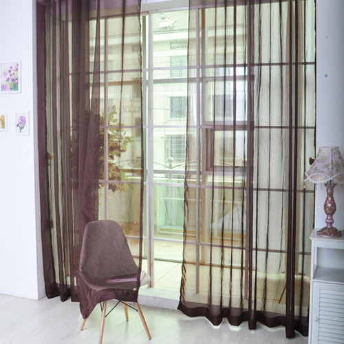 Jjzs 2 Peças Cortinas De Janela Decoração Para Casa Café