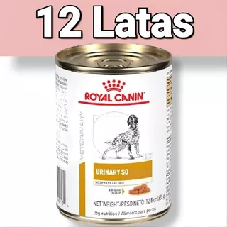 12 Latas De Urinary So Moderate Calorie Royal Canin 355g