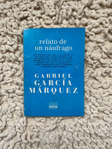 Relato De Un Naufrago - Gabriel García Marquez