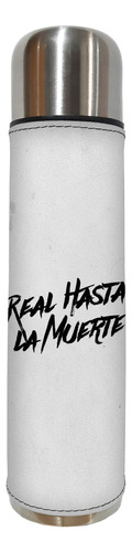 Set Matero Termo 1l Real Hasta La Muerte Excelente Calidad