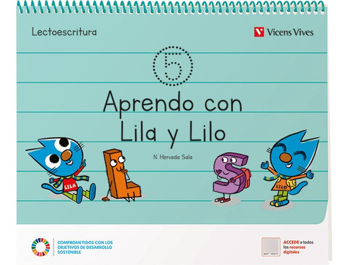 Libro Aprendo Con Lila Y Lilo Cuaderno 5 - 