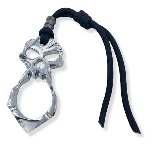 Chaveiro Skull Soco Inglês Metal Caveira Kubotan