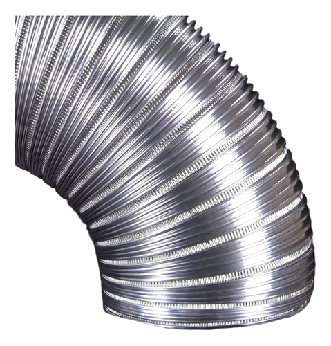 Manguera flexible para conductos con capucha, 150 mm, aluminio, 2,5 m