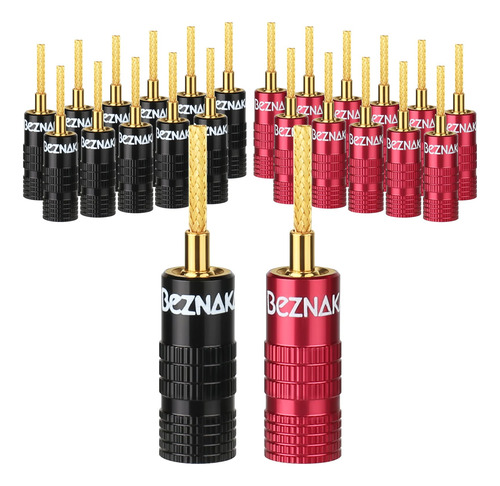 Flex Pin Colorback Banana Plugs Para Terminales De Altavoz C