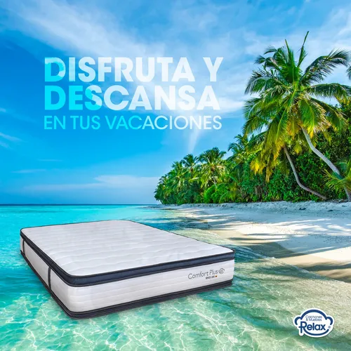 Colchón Espuma Firme Confort Plus Doble Pillow Top Cassata
