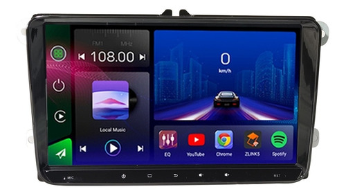 Pantalla 9  Vw Vento 2012-18 Stereo Android 2gb 32gb Carplay