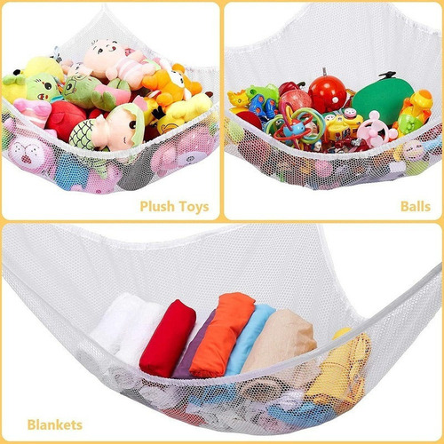 2 Piezas Hamaca De Juguete Peluche Rojo Organizadora Juguete