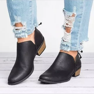 Botas Para Botinas Dama Mujer Clásicos Casuales Flexi Ne [u]